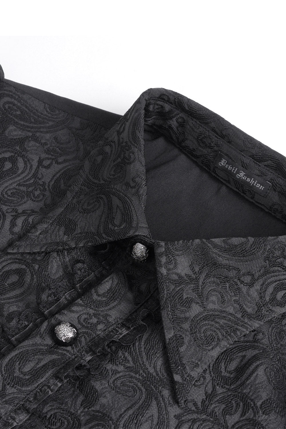 buttoned up mens damask button-up shirt 