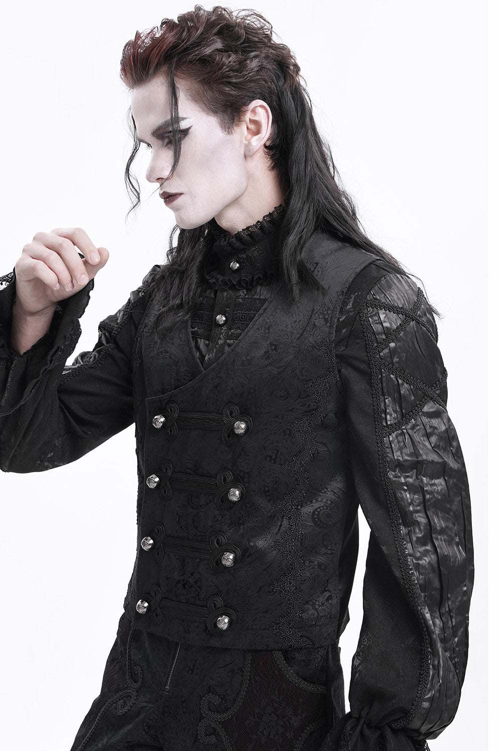 mens victorian goth vest