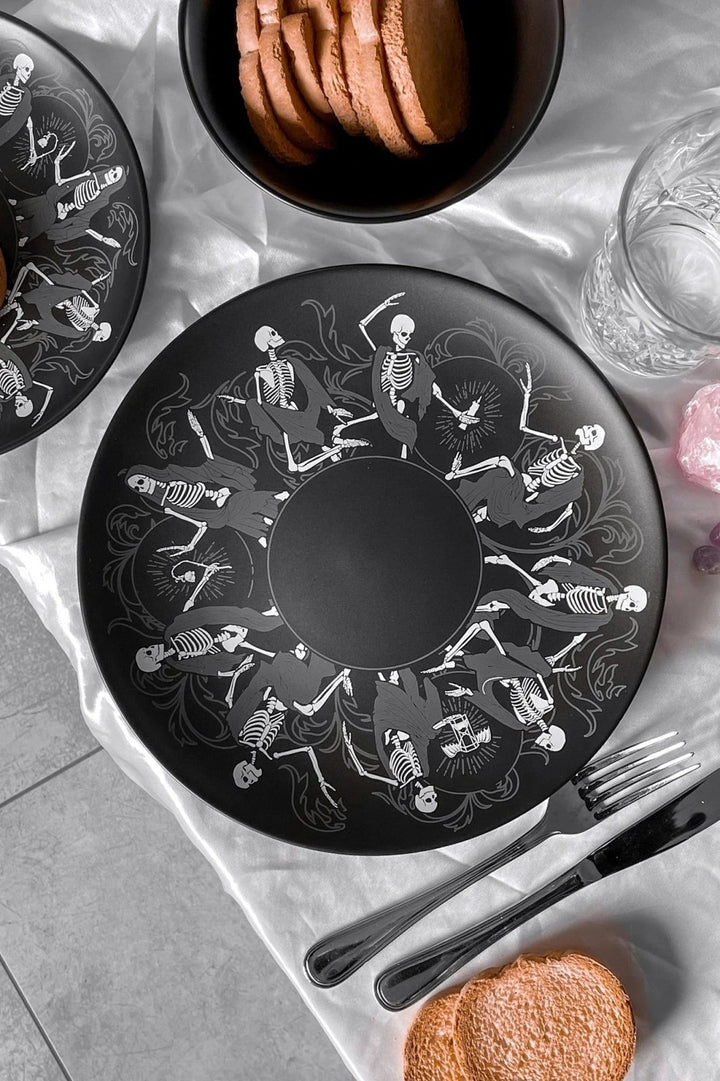 Danse Macabre Dinner Plate - housewares - VampireFreaks - Killstar