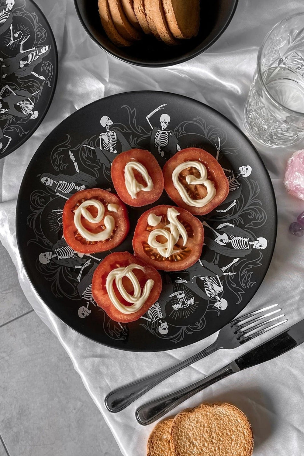 Danse Macabre Dinner Plate