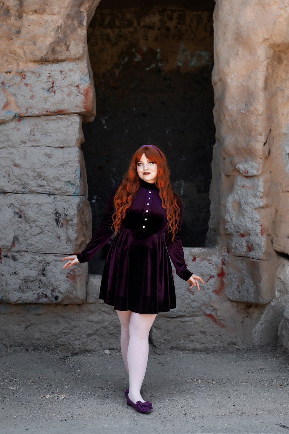 Daphne Dress [PURPLE] - dresses - VampireFreaks - Lively Ghosts