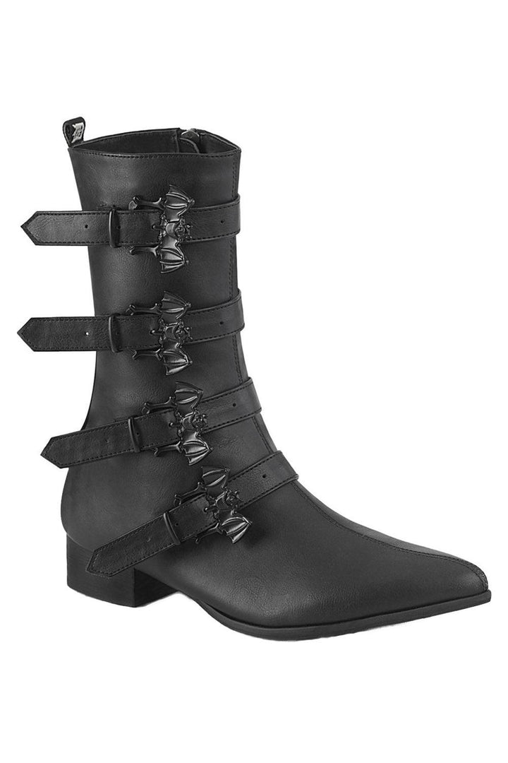 Dark Academia Bat Boots [WARLOCK - 110 - B] - mens shoes - VampireFreaks - Demonia