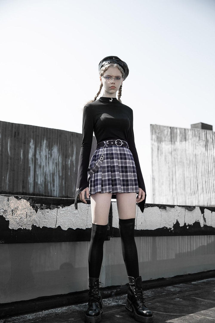 Dark Academia Skater Skirt - skirts - VampireFreaks - Punk Rave