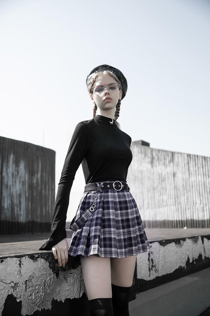 Dark Academia Skater Skirt - skirts - VampireFreaks - Punk Rave