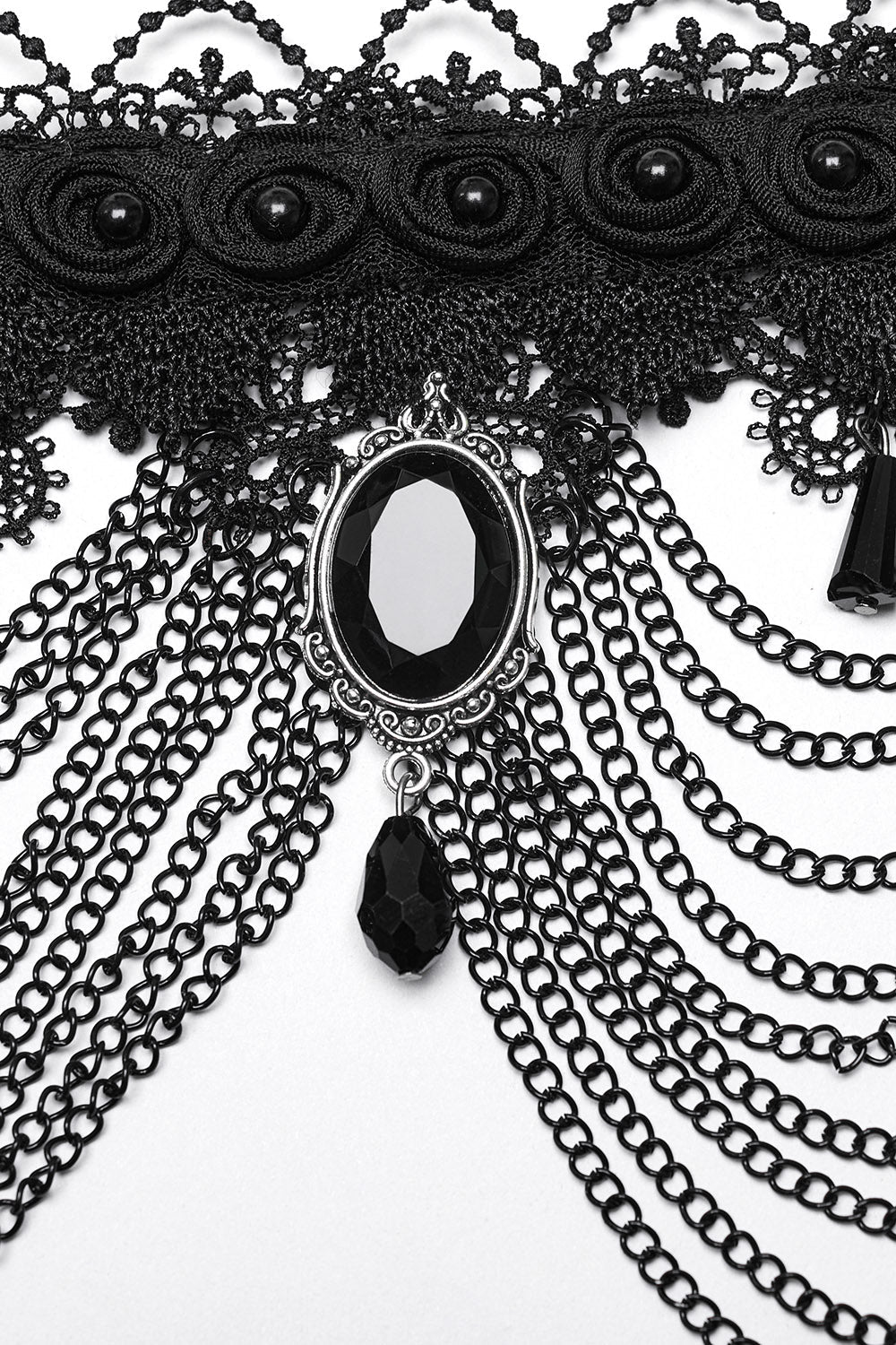 Dark Ages Layered Lace Choker - jewelry - VampireFreaks - Punk Rave