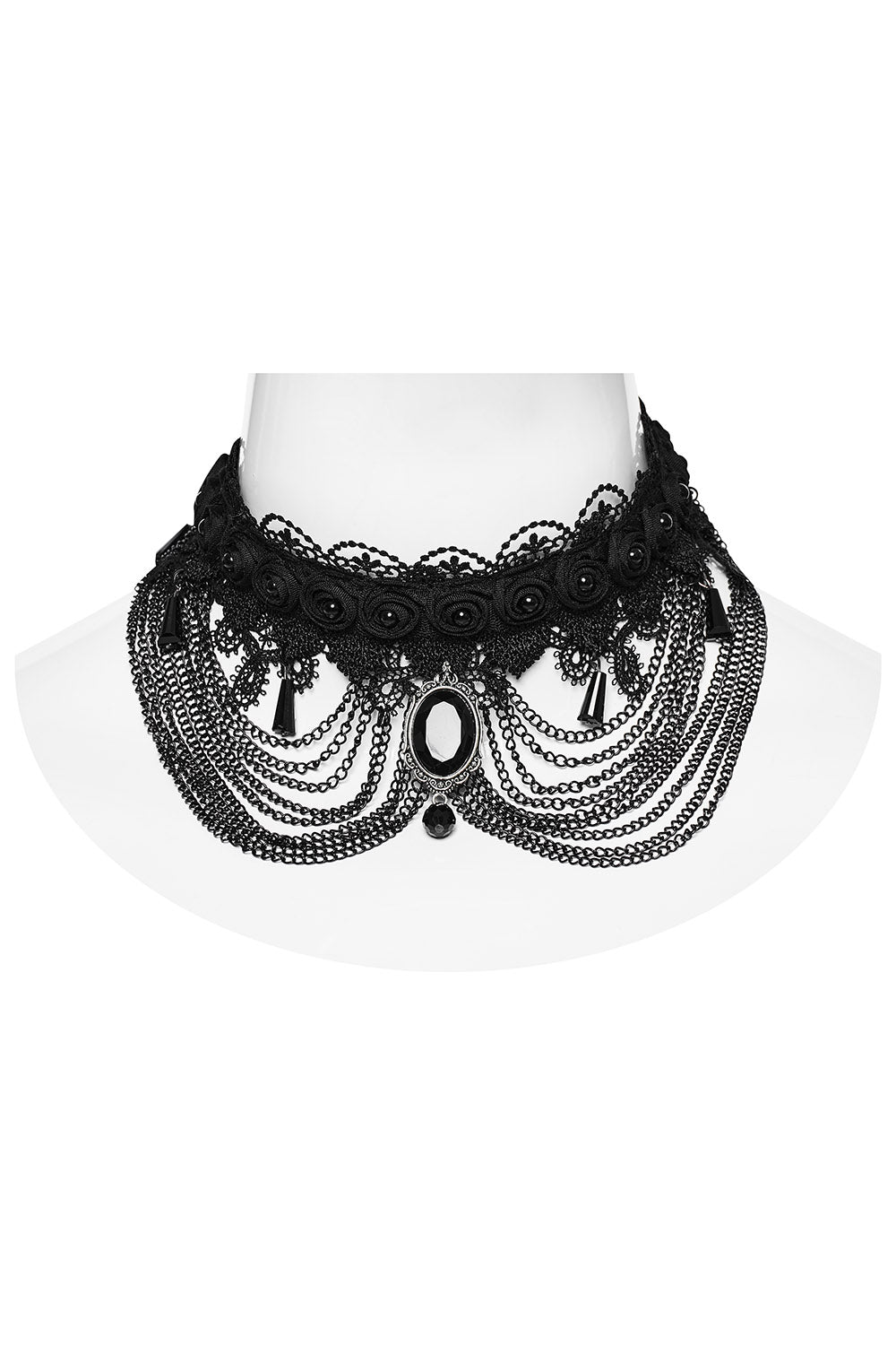 Dark Ages Layered Lace Choker