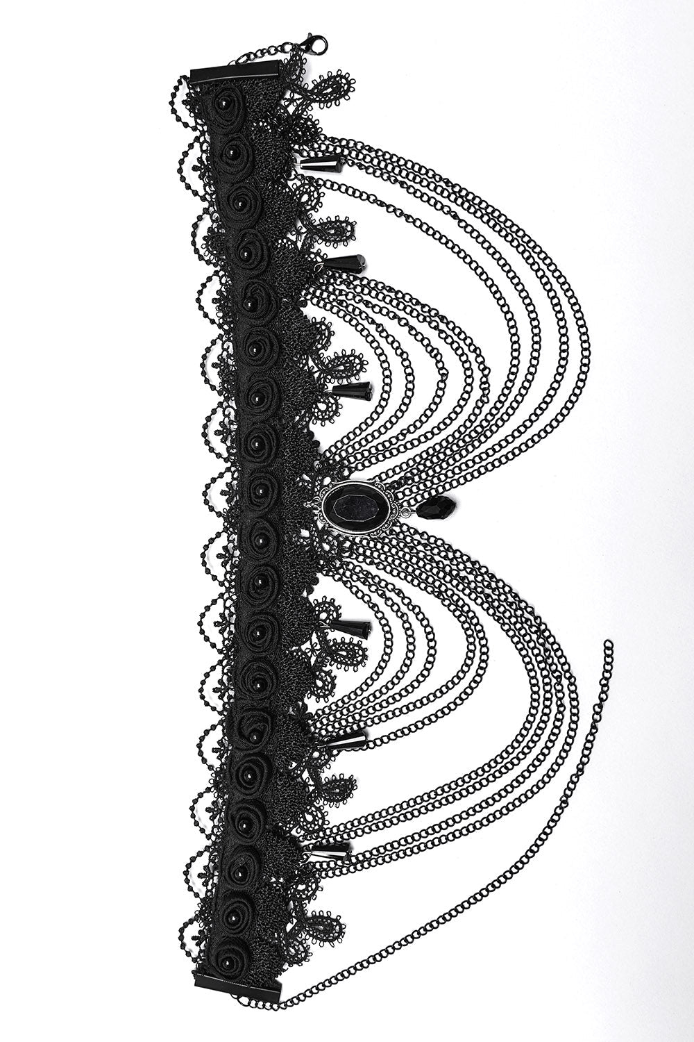 Dark Ages Layered Lace Choker - jewelry - VampireFreaks - Punk Rave