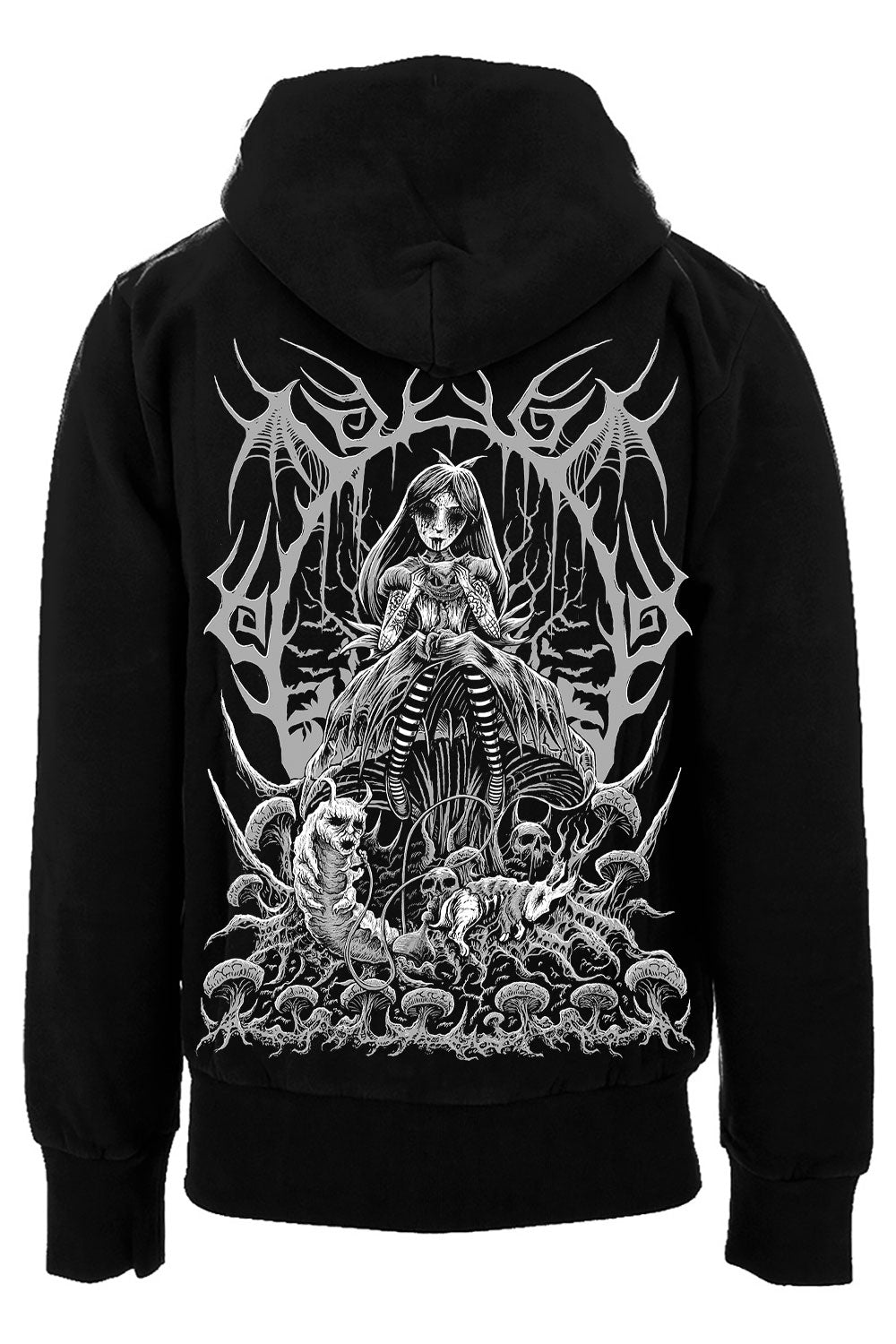 Dark Alice v2 Hoodie [Zipper or Pullover] - mens outerwear - VampireFreaks - VampireFreaks