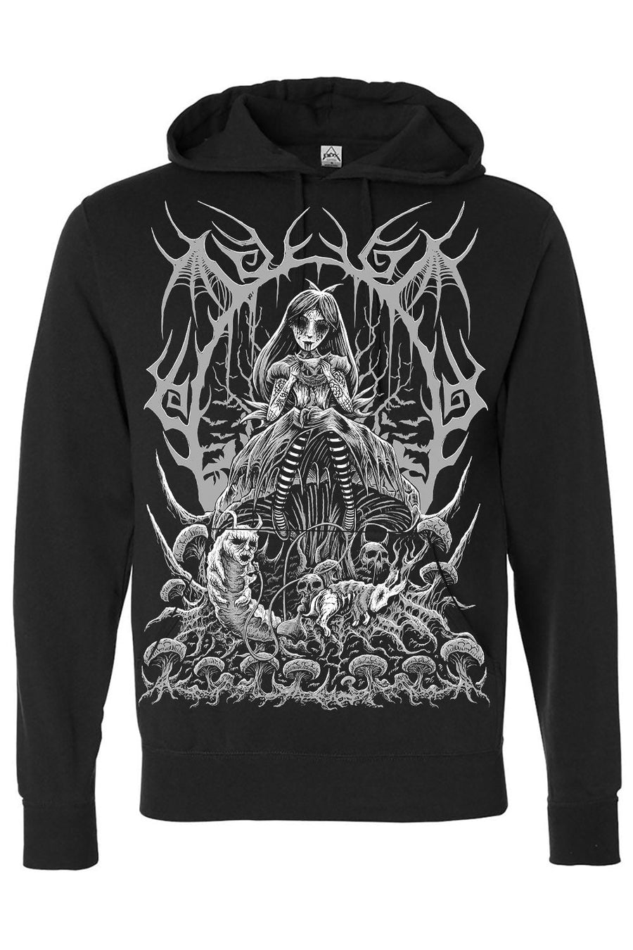 Dark Alice v2 Hoodie [Zipper or Pullover] - mens outerwear - VampireFreaks - VampireFreaks