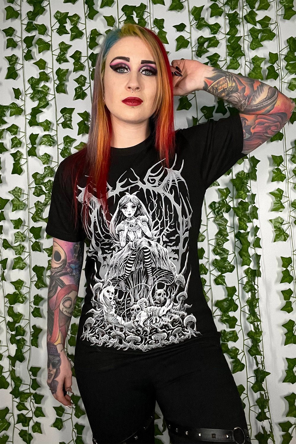 Dark Alice v2 T-shirt - graphic t-shirt - VampireFreaks - VampireFreaks