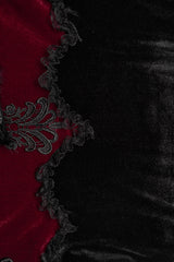 Dark Ballad Maxi Dress [BLACK/RED] - dresses - VampireFreaks - Punk Rave