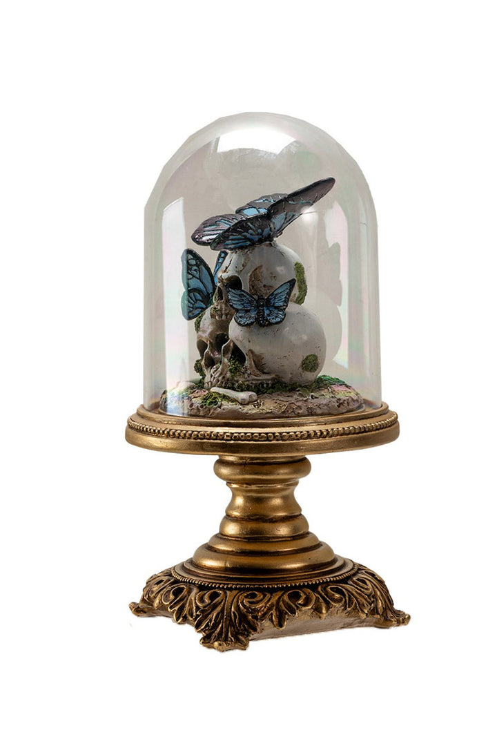 gothic dark cottagecore faux terrarium 