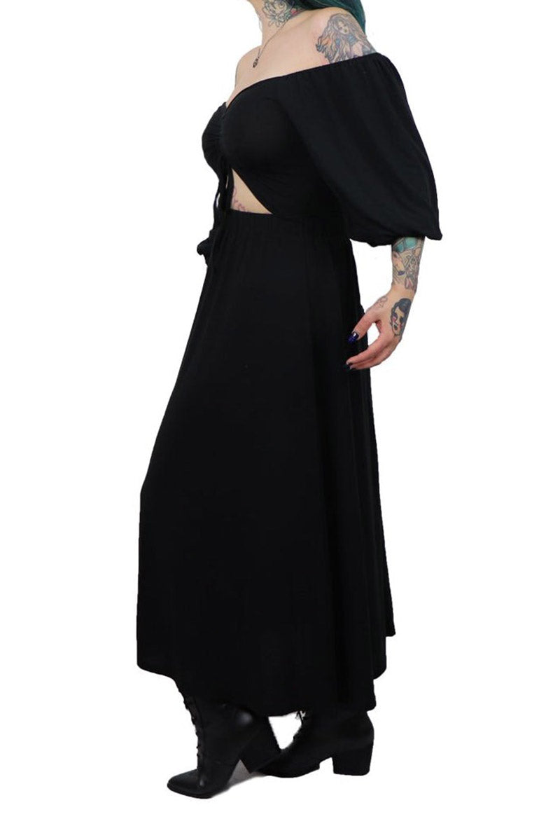 billowy sleeve gothic dress