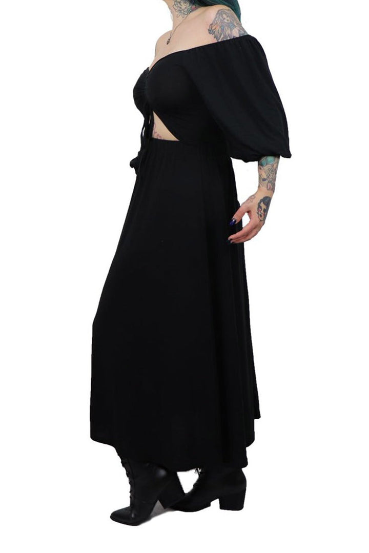 billowy sleeve gothic dress