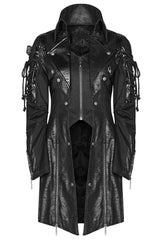 Dark Defender Coat [BLACK] [MENS] - mens outerwear - VampireFreaks - Punk Rave