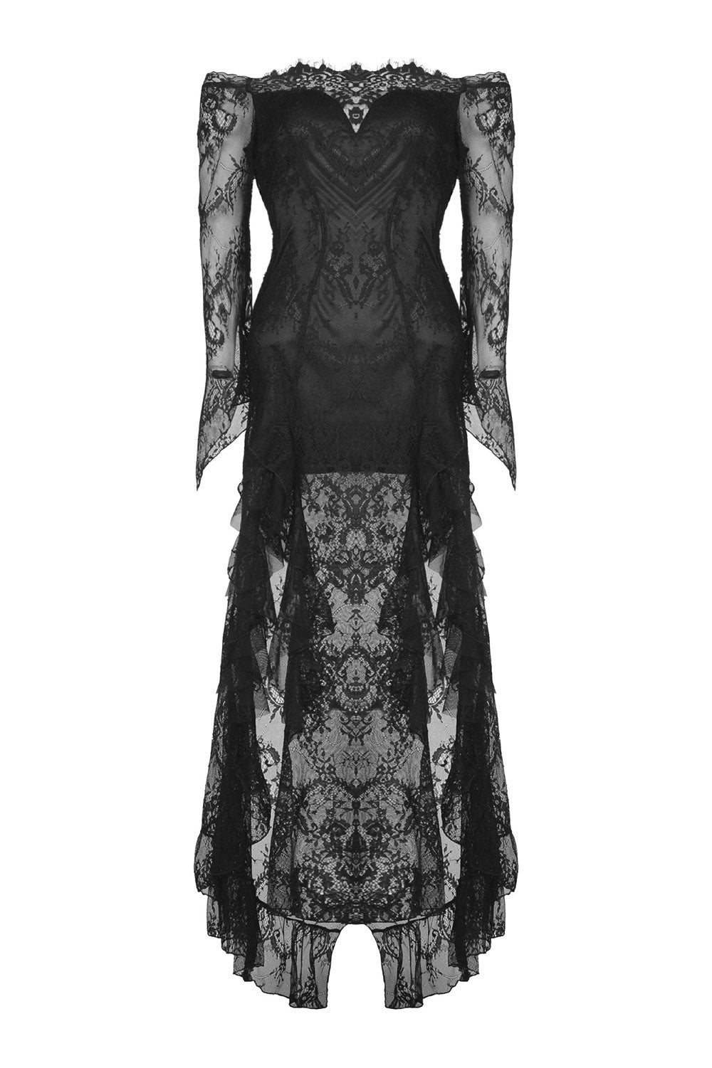 Dark Enchantment High Low Gothic Dress - dresses - VampireFreaks - Dark In Love