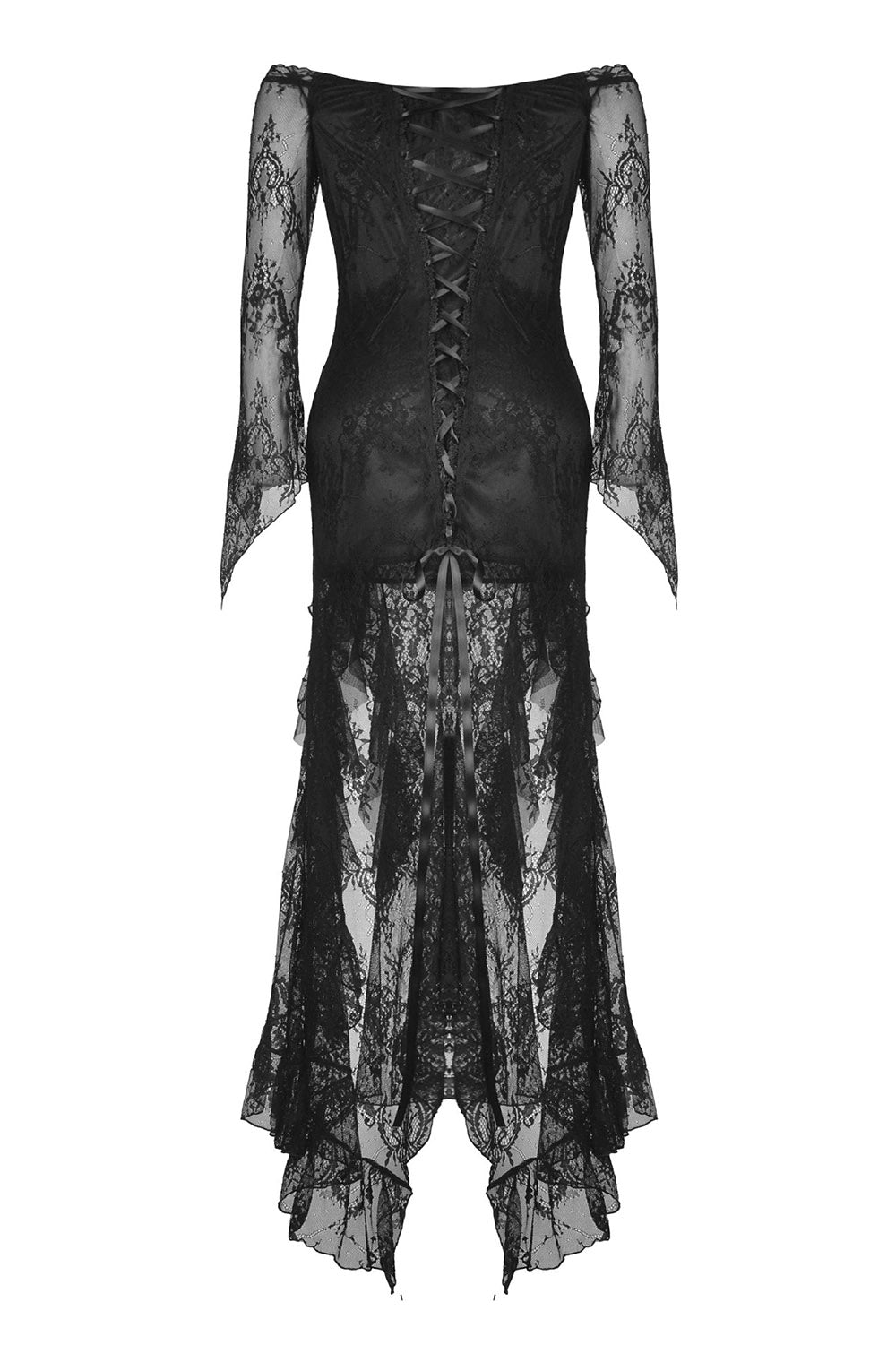 Dark Enchantment High Low Gothic Dress - dresses - VampireFreaks - Dark In Love