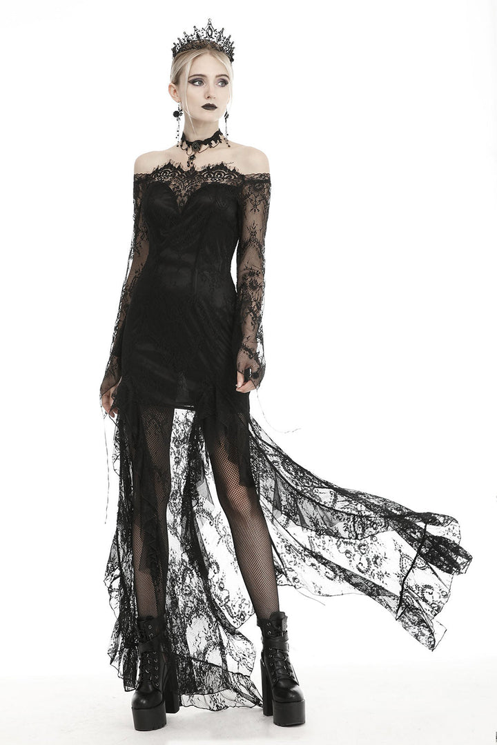 Dark Enchantment High Low Gothic Dress - dresses - VampireFreaks - Dark In Love