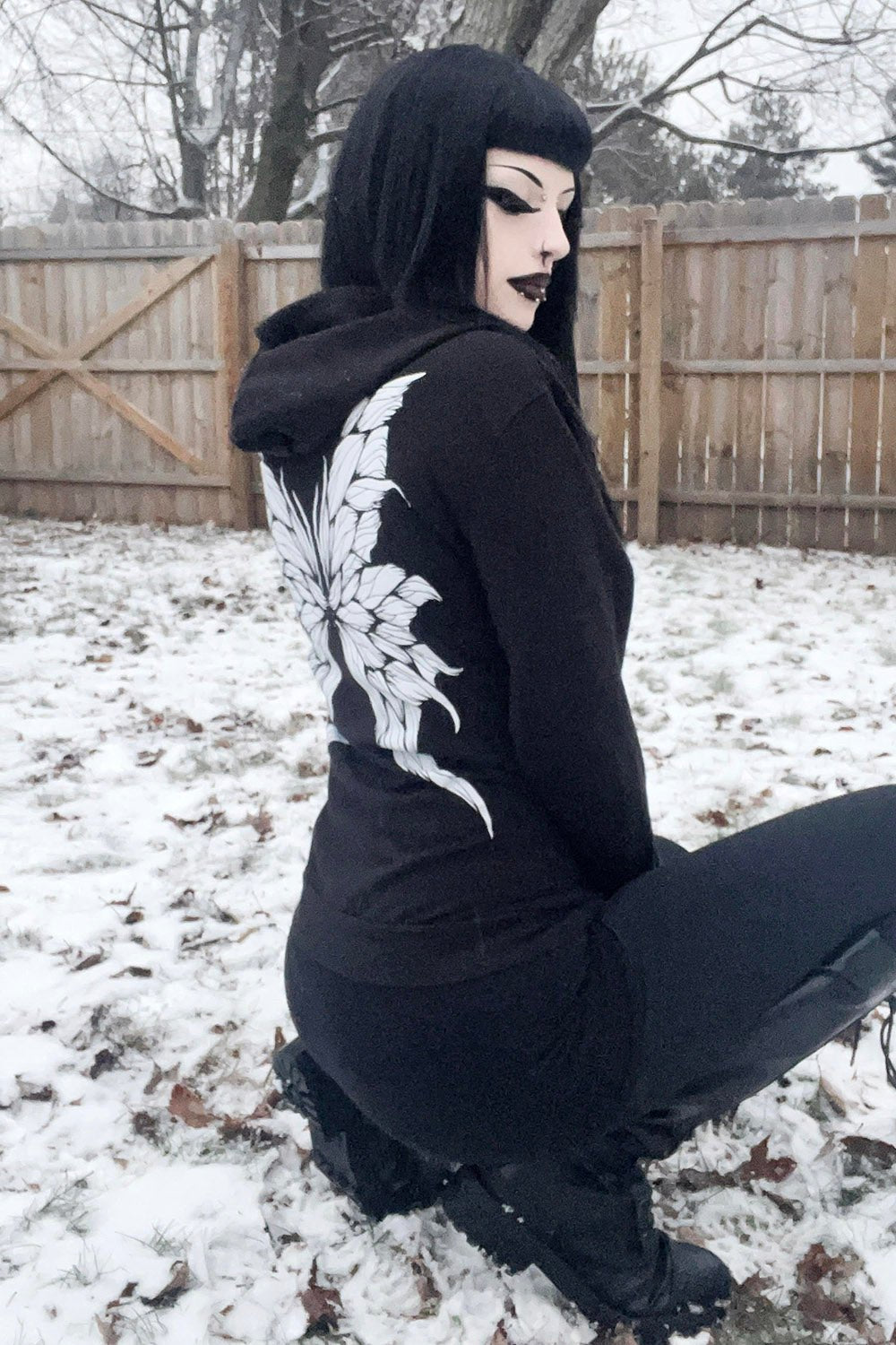 Dark Fairy Hoodie [Zipper or Pullover] - mens outerwear - VampireFreaks - VampireFreaks