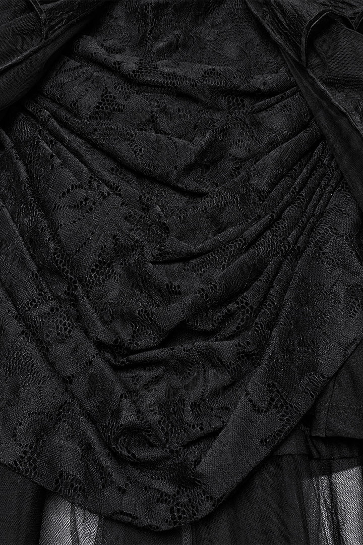 tired layered lace victorian gothic dress