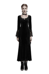 romantic goth velvet gothic gown