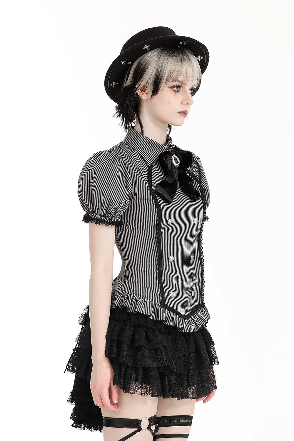 gothic womens blouse