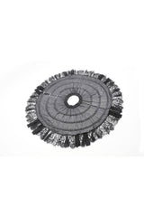 black hoop with with bows and lace