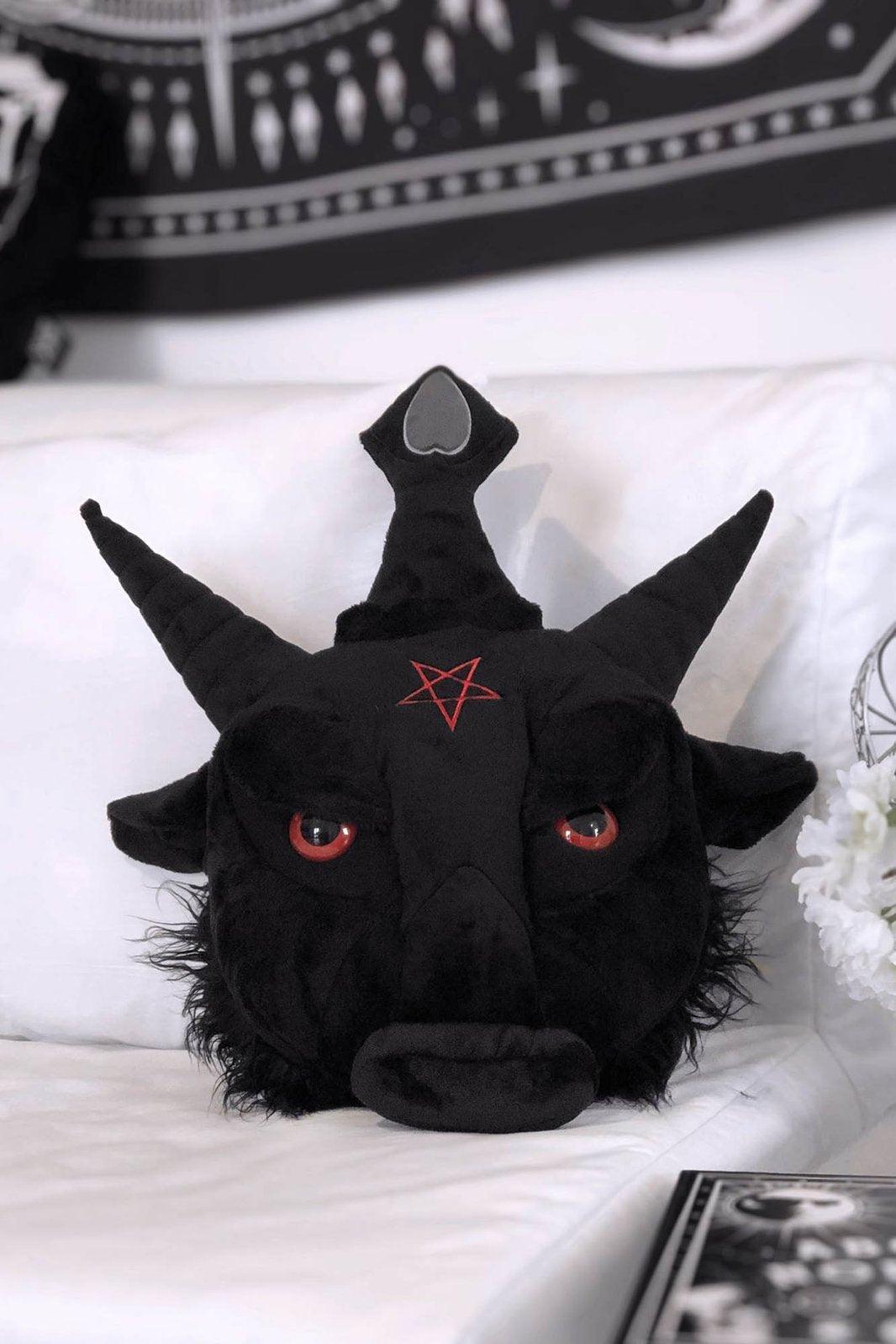 Dark Lord Cushion [BLACK] - housewares - VampireFreaks - Killstar