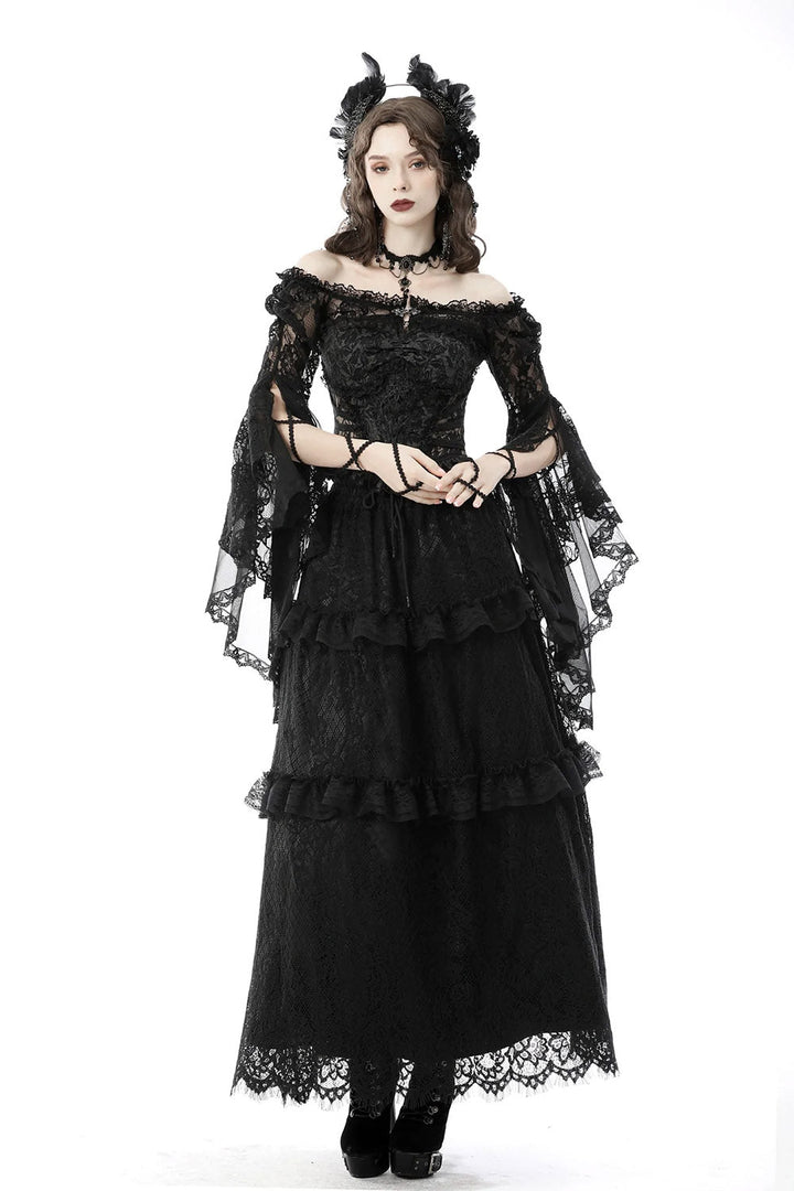 Dark Melody Lace Shrug - womens outerwear - VampireFreaks - Dark In Love