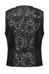 mens vampire goth damask vampire style vest 