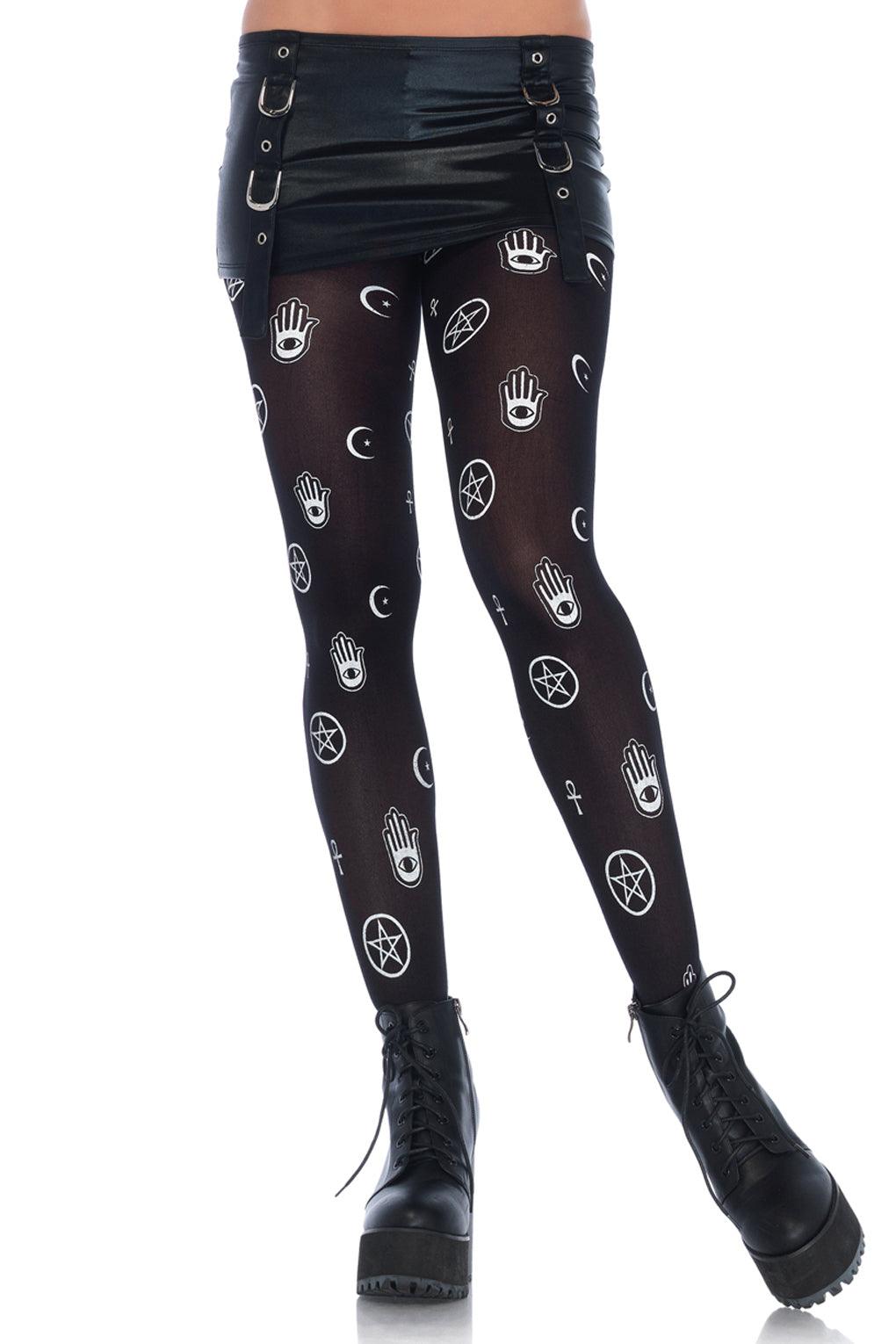 Dark & Mystical Tights - socks & stockings - VampireFreaks - Leg Avenue