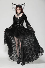 gothic long maxi dress