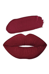 burgundy liquid lipstick