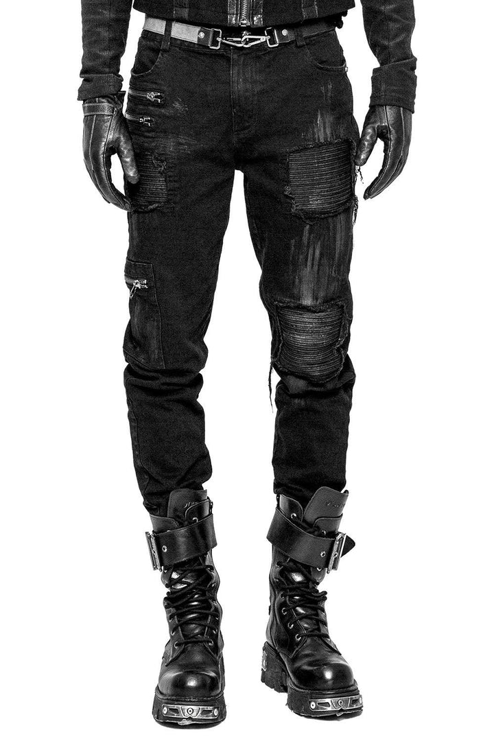 Dark Rider Patch Pants - mens pants - VampireFreaks - Punk Rave