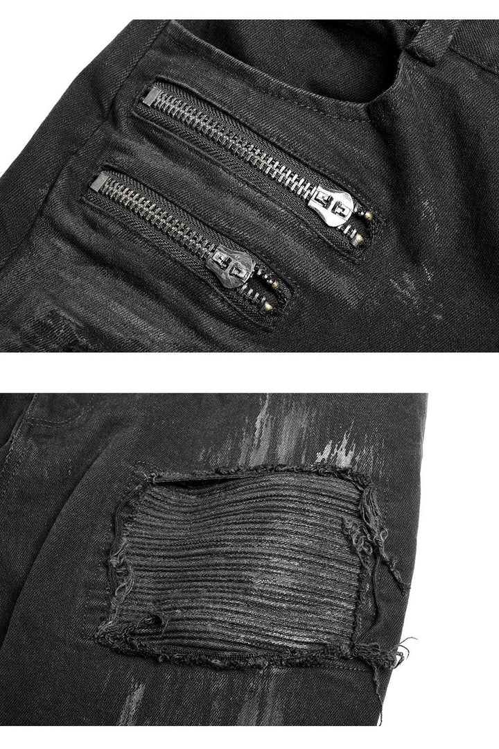 Dark Rider Patch Pants - mens pants - VampireFreaks - Punk Rave