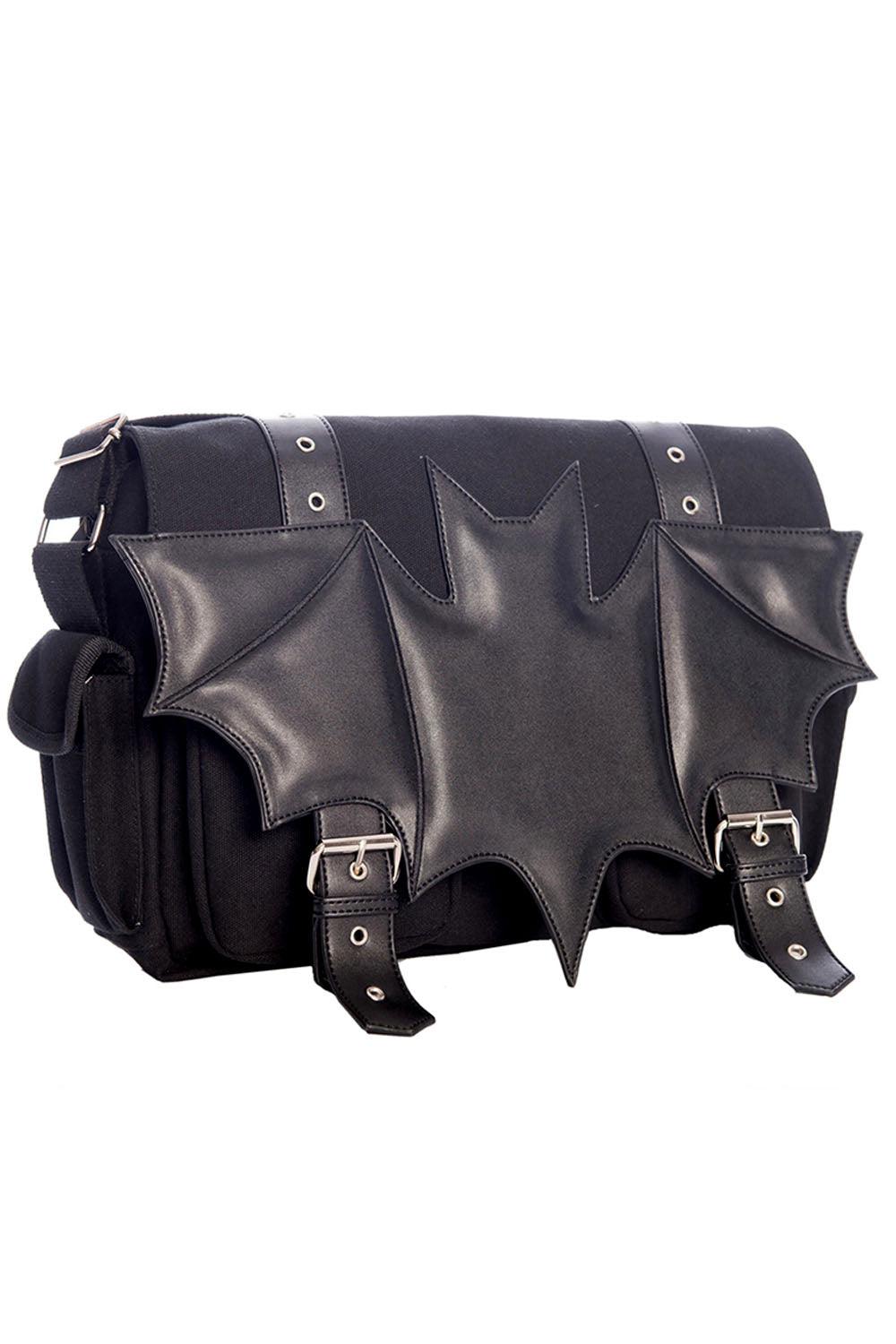 Dark Ritual Bat Shoulder Bag - bags & wallets - VampireFreaks - Banned Apparel / Lost Queen