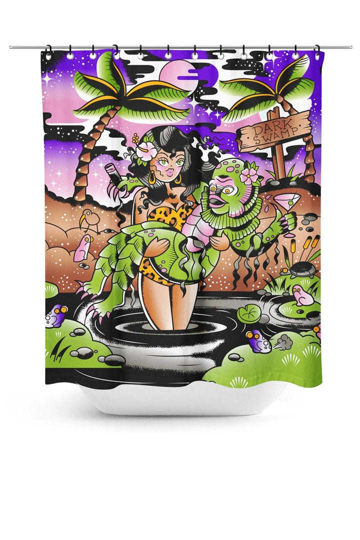 Dark Swamp Shower Curtain - housewares - VampireFreaks - Sourpuss