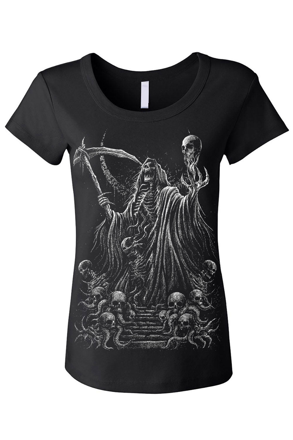 short sleeve gothic shirt for women