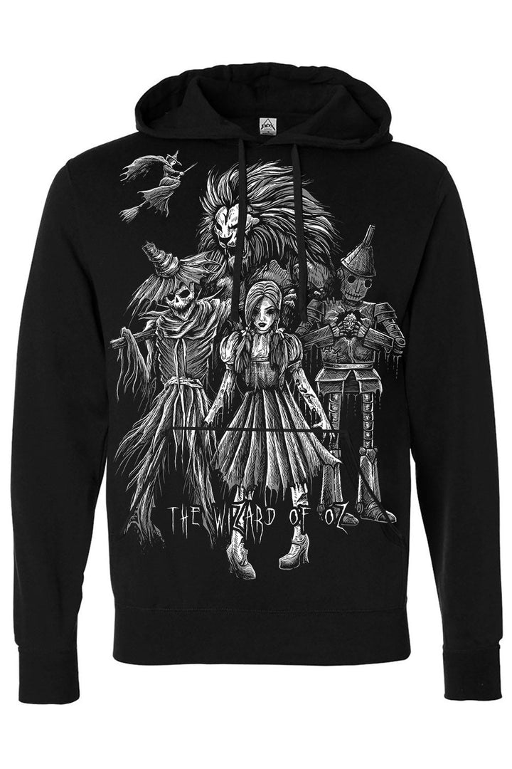 Dark Wizard of Oz Hoodie - mens outerwear - VampireFreaks - VampireFreaks