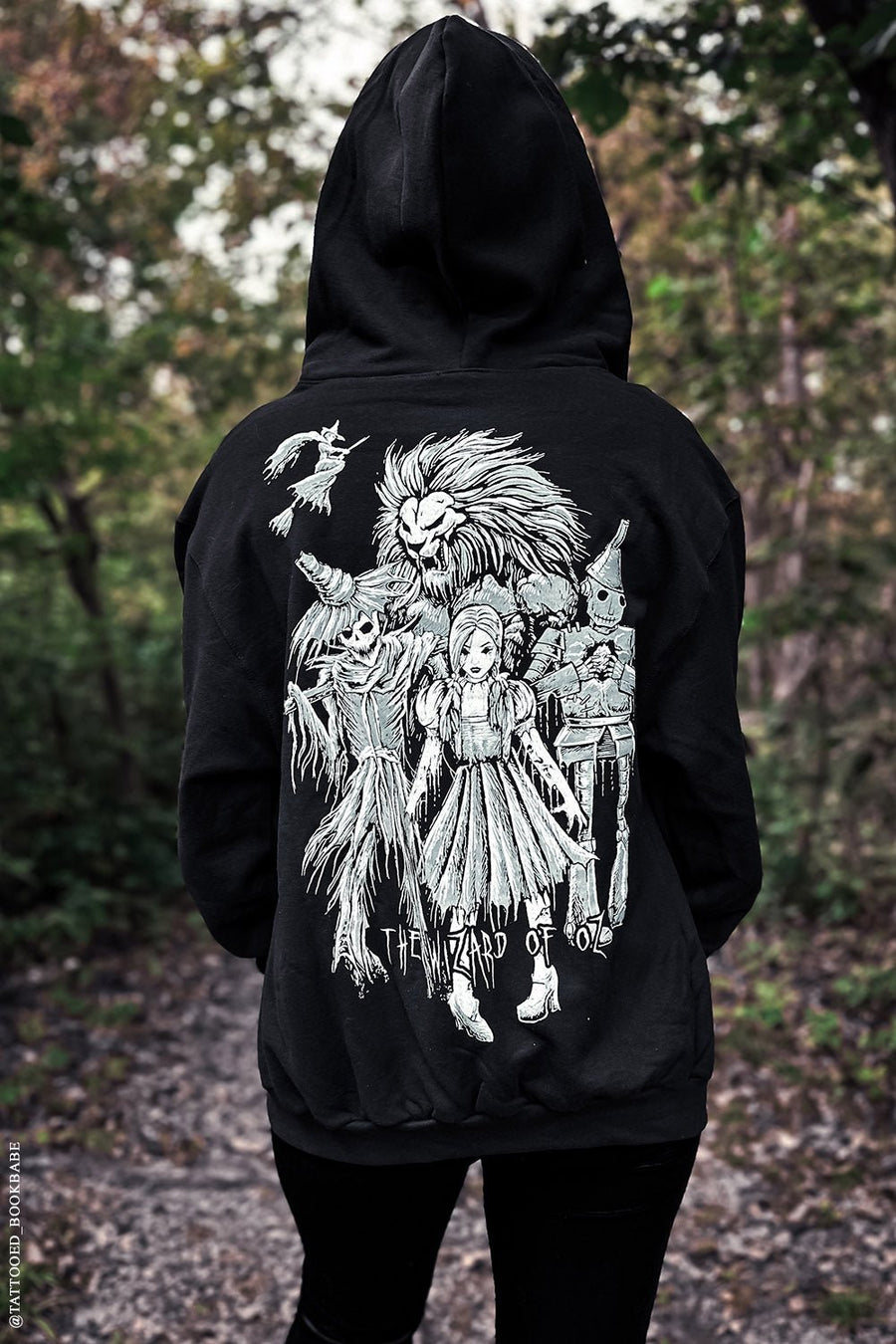 Dark Wizard of Oz Hoodie - mens outerwear - VampireFreaks - VampireFreaks