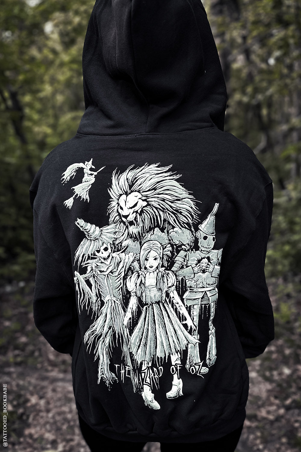 Dark Wizard of Oz Hoodie - mens outerwear - VampireFreaks - VampireFreaks