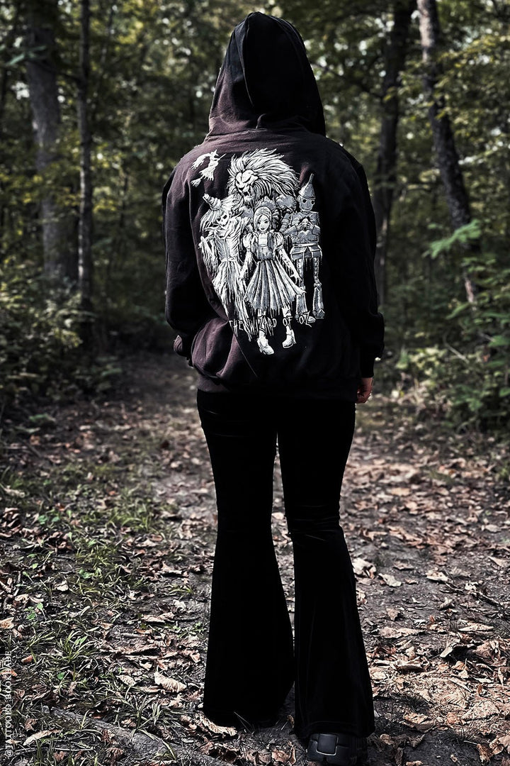 Dark Wizard of Oz Hoodie - mens outerwear - VampireFreaks - VampireFreaks