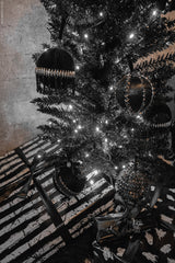 black and white skeleton wrapping paper 