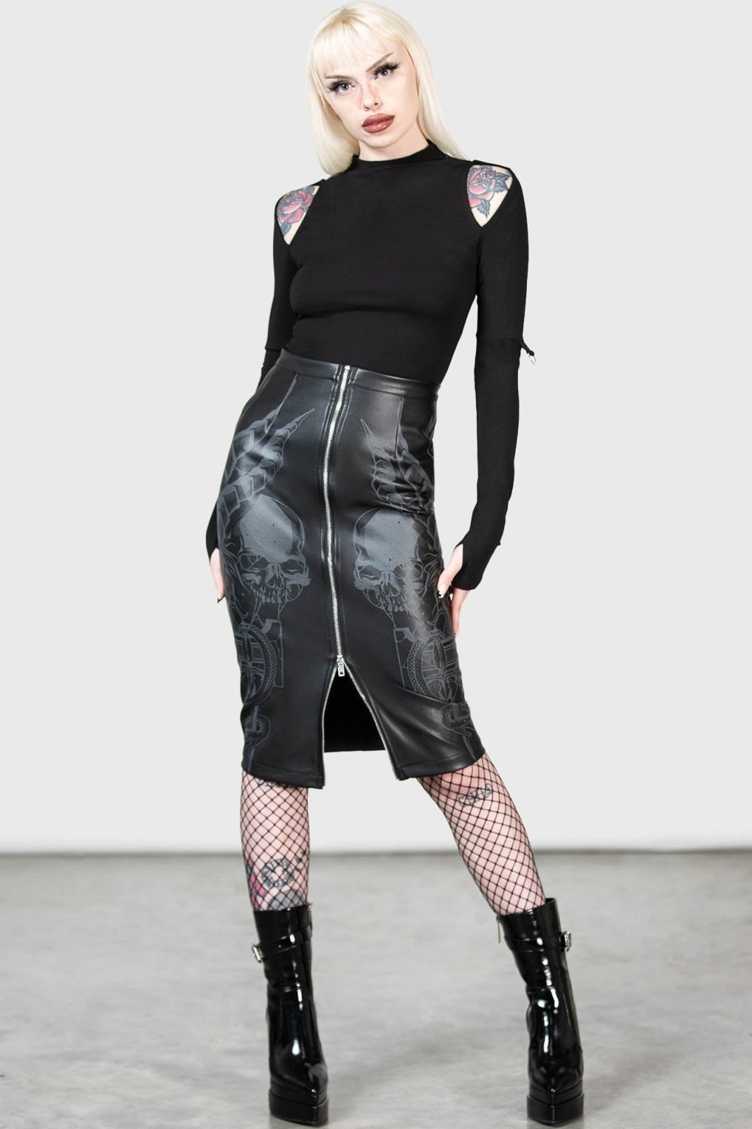 Darkest Myth Pencil Skirt - skirts - VampireFreaks - Killstar