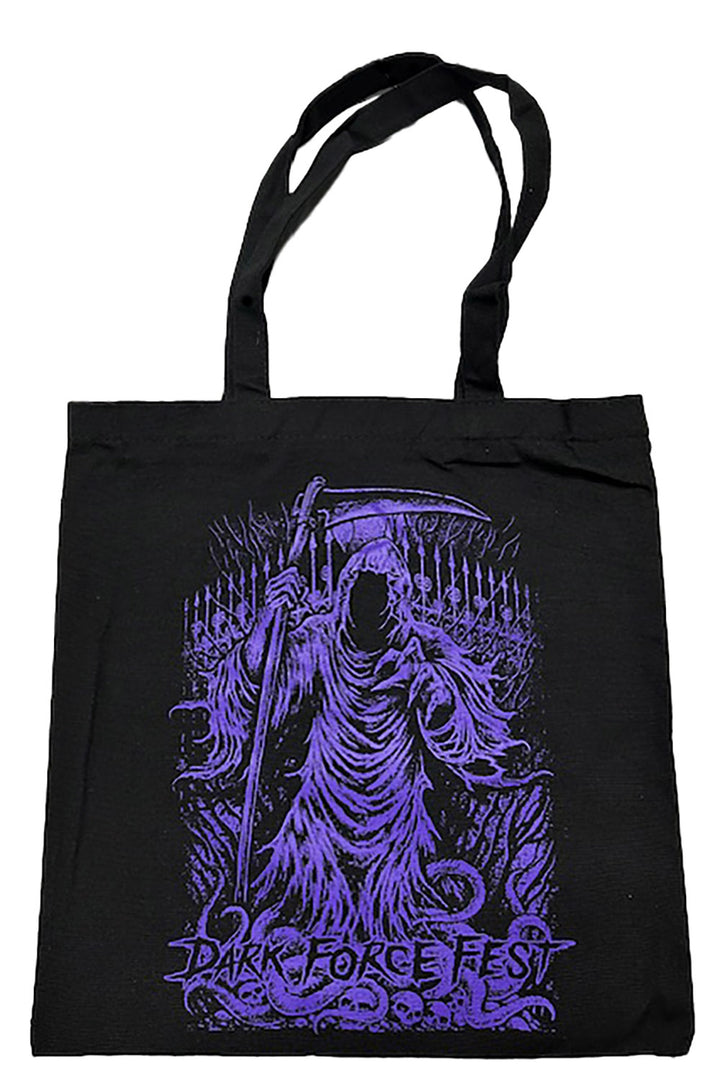 gothic music festival tote bag