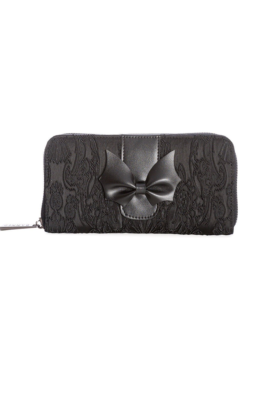 Darkling Bat Bow Wallet [BLACK] - bags & wallets - VampireFreaks - Banned Apparel / Lost Queen