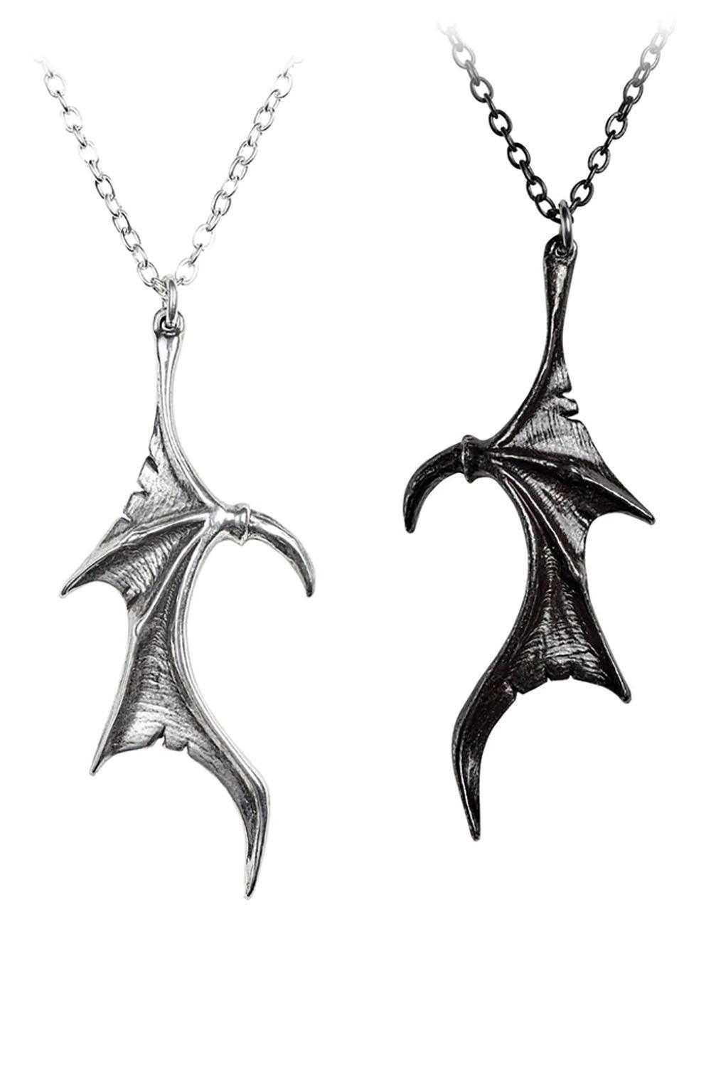 Darkling Heart Necklaces [Pair]