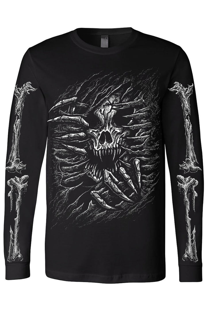 skeleton bone tshirt 