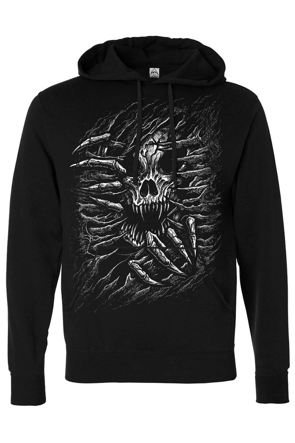 horror skeleton skull hoodie jacket