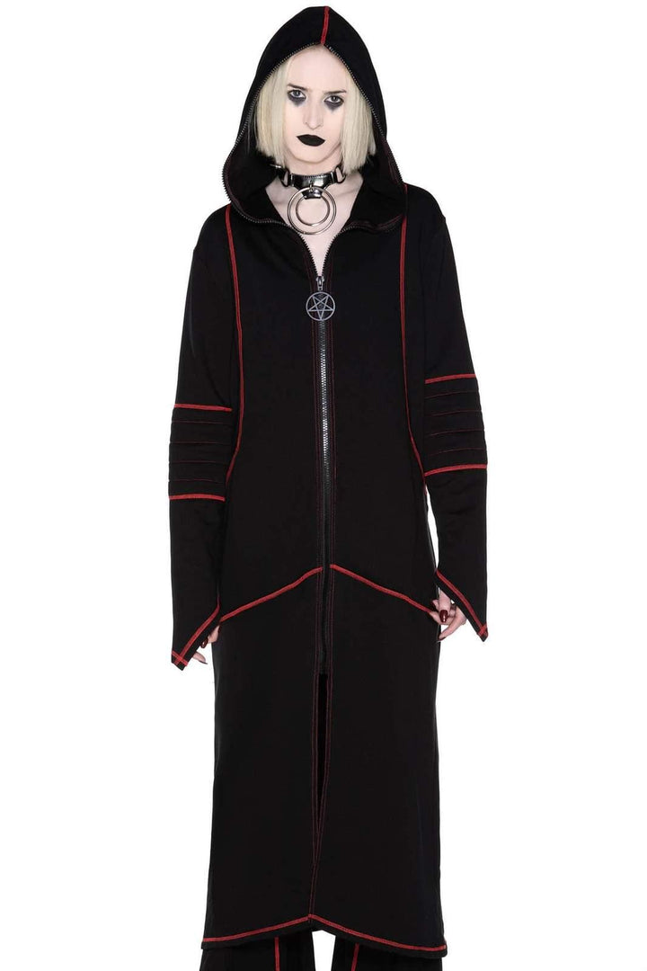 Darkside Long Coat - mens outerwear - VampireFreaks - Killstar